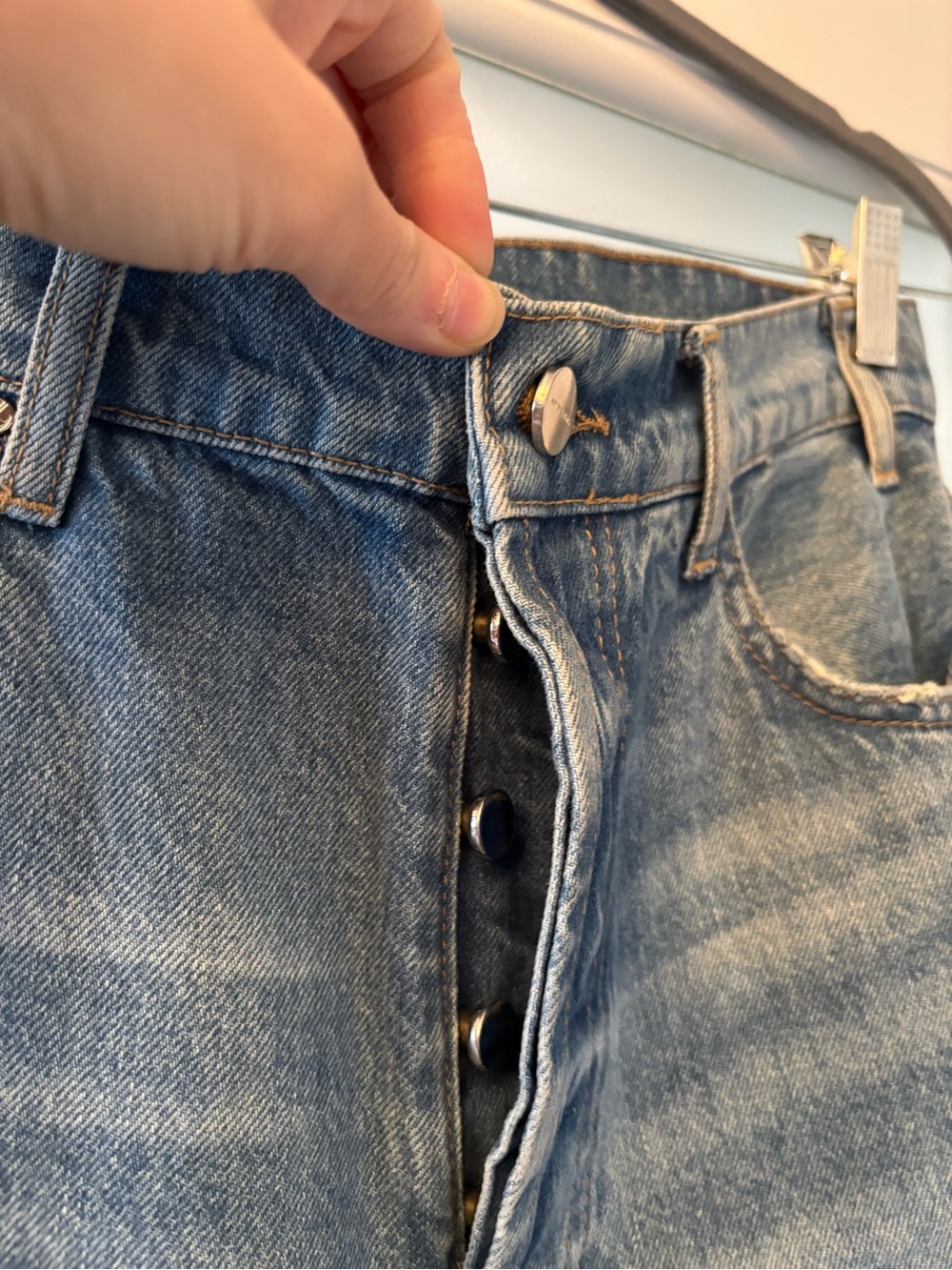 Anine Bing Roy Jeans in Blue Denim - Picture 11 of 14